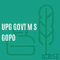 Upg Govt M S Gopo Middle School Logo