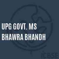 Upg Govt. Ms Bhawra Bhandh Middle School Logo