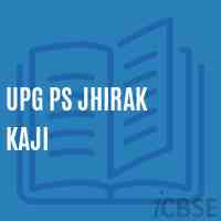 Upg Ps Jhirak Kaji Primary School Logo