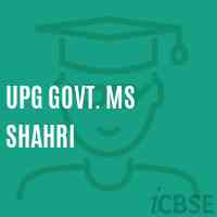 Upg Govt. Ms Shahri Middle School Logo
