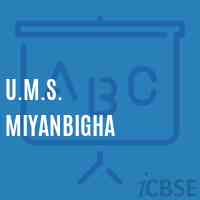 U.M.S. Miyanbigha Middle School Logo