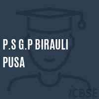 P.S G.P Birauli Pusa Primary School Logo