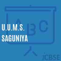 U.U.M.S. Saguniya Middle School Logo