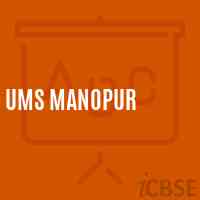 Ums Manopur Middle School Logo