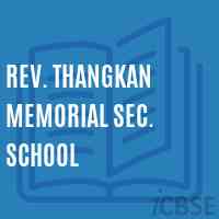 Rev. Thangkan Memorial Sec. School Logo