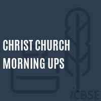 Christ Church Morning Ups Middle School Logo