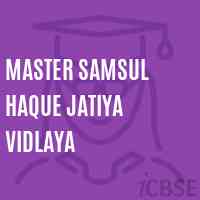 Master Samsul Haque Jatiya Vidlaya Middle School Logo