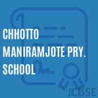 Chhotto Maniramjote Pry. School Logo