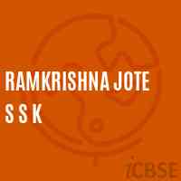 Ramkrishna Jote S S K Primary School Logo