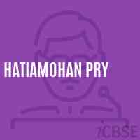 Hatiamohan Pry Primary School Logo