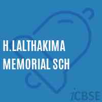 H.Lalthakima Memorial Sch Middle School Logo