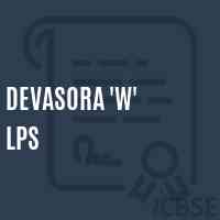 Devasora 'W' Lps Primary School Logo