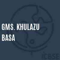Gms. Khulazu Basa Middle School Logo
