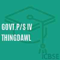 Govt.P/s Iv Thingdawl Primary School Logo