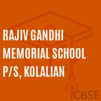 Rajiv Gandhi Memorial School P/s, Kolalian Logo