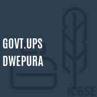 Govt.Ups Dwepura Middle School Logo