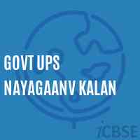 Govt Ups Nayagaanv Kalan Middle School Logo
