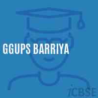 Ggups Barriya Middle School Logo