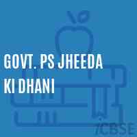 Govt. Ps Jheeda Ki Dhani Primary School Logo