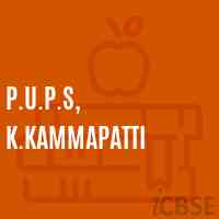 P.U.P.S, K.Kammapatti Primary School Logo