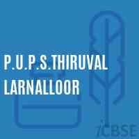 P.U.P.S.Thiruvallarnalloor Primary School Logo