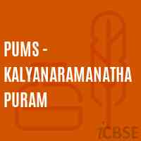 Pums - Kalyanaramanathapuram Middle School Logo