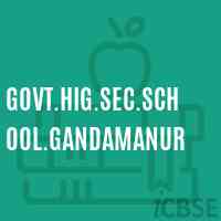 Govt.Hig.Sec.School.Gandamanur Logo