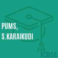 Pums, S.Karaikudi Middle School Logo