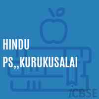 Hindu Ps,,Kurukusalai Primary School Logo