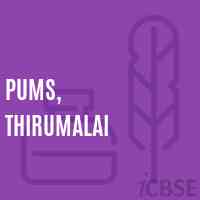 Pums, Thirumalai Middle School Logo