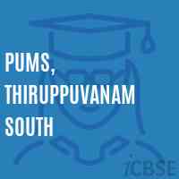 Pums, Thiruppuvanam South Middle School Logo