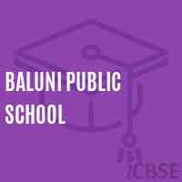 Baluni Public School Logo