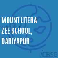 Mount Litera Zee School, Dariyapur Logo