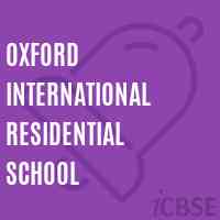 Oxford International Residential School Logo