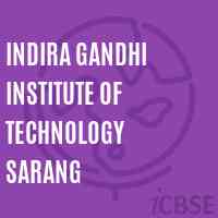 Indira Gandhi Institute of Technology Sarang Logo