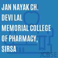 Jan Nayak Ch. Devi Lal Memorial College of Pharmacy, Sirsa Logo