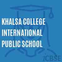 Khalsa College International Public School Logo