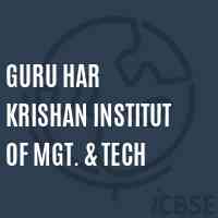Guru Har Krishan Institut of Mgt. & Tech College Logo