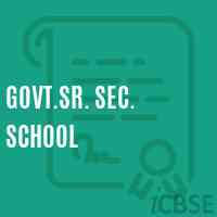 Govt.Sr. Sec. School Logo