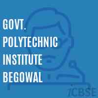 Govt. Polytechnic Institute Begowal Logo