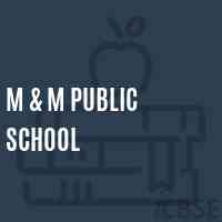 M & M Public School Logo