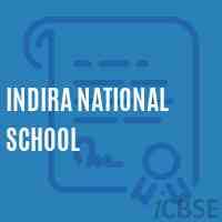 Indira National School Logo