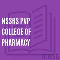 Nssrs Pvp College of Pharmacy Logo
