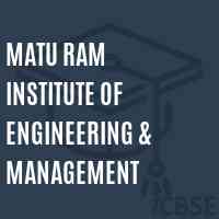 Matu Ram Institute of Engineering & Management Logo
