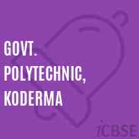 Govt. Polytechnic, Koderma College Logo