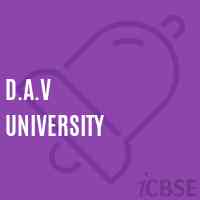 D.A.V University Logo
