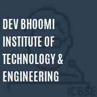 Dev Bhoomi Institute of Technology & Engineering Logo