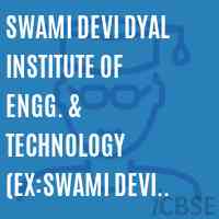 Swami Devi Dyal Institute of Engg. & Technology (Ex:swami Devi Dyal Institute of Comp & Info. Tech) Logo