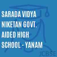 Sarada Vidya Niketan Govt. Aided High School - Yanam Logo