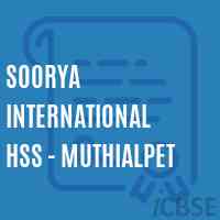 Soorya International Hss - Muthialpet Senior Secondary School Logo